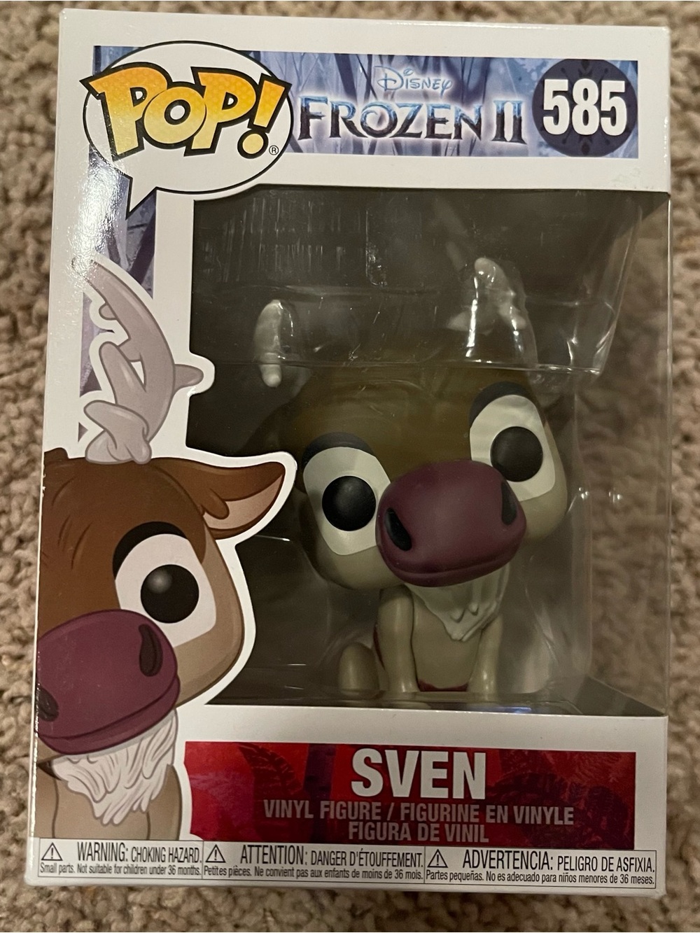 Funko POP! Sven Vinyl Figure - Brown, Gray & Purple
